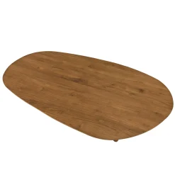 Table basse 140x75cm en bois de teck recyclé SWING