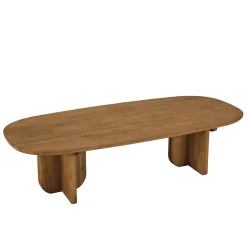 Table basse 140x60cm en bois de teck recyclé SWING
