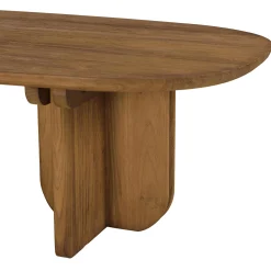 Table basse 140x60cm en bois de teck recyclé SWING