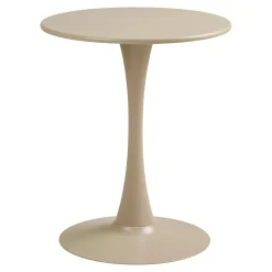 Table bistrot ronde en acier taupe ø60 cm RHODES
