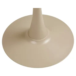 Table bistrot ronde en acier taupe ø60 cm RHODES