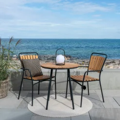 Table bistrot ronde en teck ø70 cm LAKEWOOD
