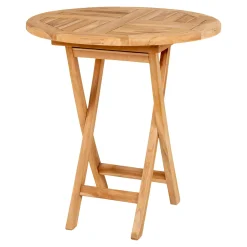 Table bistrot ronde en teck ø70 cm KUTA
