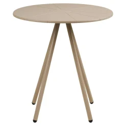 Table bistrot ronde intérieur/extérieur en polypropylène