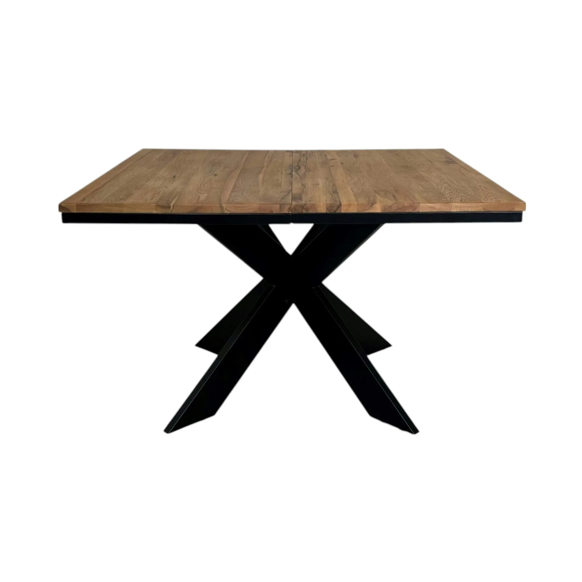 Table carrée extensible en chêne huilé 120 cm PALERME