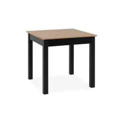 Table carrée extensible esprit bistrot 80-120 cm ALVA