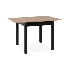 Table carrée extensible esprit bistrot 80-120 cm ALVA