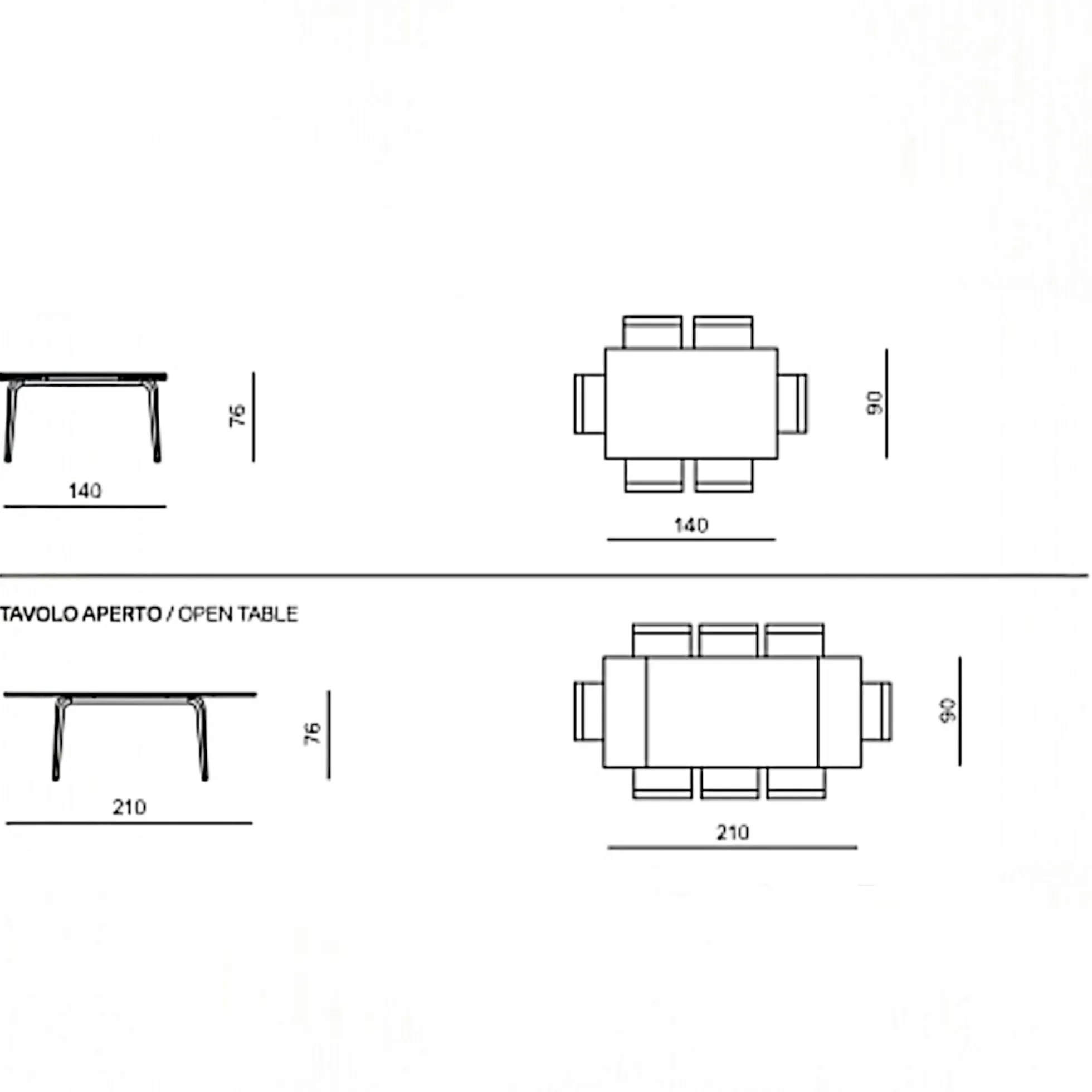 Table céramique effet onyx pieds bronze 140-180 cm LORA