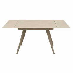 Table céramique extensible décor travertin 120-180 cm LORA