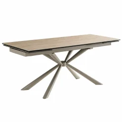 Table céramique extensible effet chêne 180-260 cm LUGANO