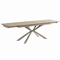 Table céramique extensible effet chêne 180-260 cm LUGANO