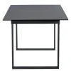 Table céramique extensible gris foncé 176 cm-216 cm TORONTO