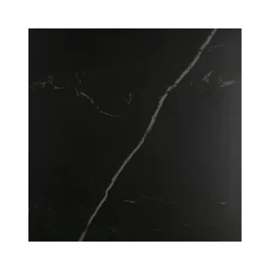 Table céramique extensible noire marbrée 120-220 cm LUGANO
