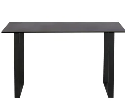 Table céramique gris foncé 135 cm TORONTO