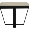 Table d'appoint Bout de Canapé chêne massif métal SOOMAA réf 30020861