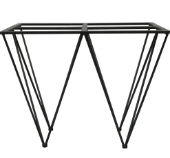Table d'appoint Bout de Canapé Design verre et métal LOUVRE