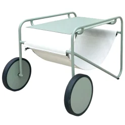 Table d'appoint de jardin en aluminium vert argile OSLO