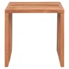 Table d'appoint de jardin en teck ajouré MENDOZA