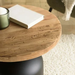 Table d'appoint design pin recyclé CRACOVIE