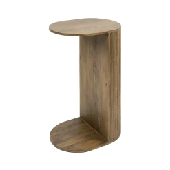 Table d'appoint en bois rainuré pour ordinateur DELHI