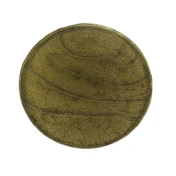 Table d’appoint en verre – antique dorée, 60 cm LAGUNA