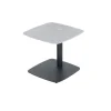 Table d'appoint réglable en céramique grise marbrée LUGANO