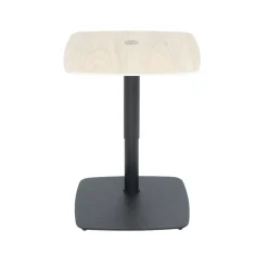 Table d'appoint réglable en céramique effet chêne LUGANO