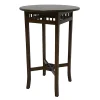 Table de Bar Hévéa pieds croisés D70xH110cm MAORI
