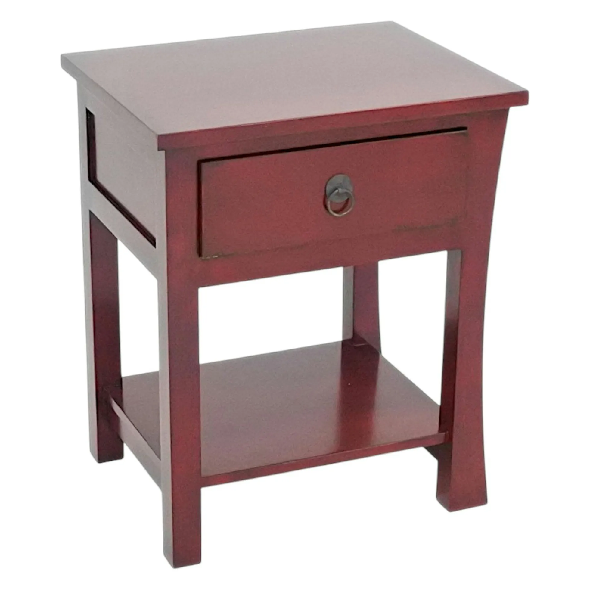 Table de chevet bois massif style colonial modèle 1 MAORI