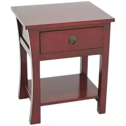 Table de chevet bois massif style colonial modèle 2 MAORI