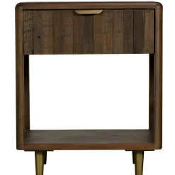 Table de chevet bois recyclé brun QUEENSTOWN