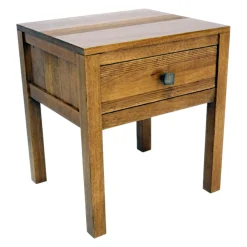 Table de chevet bois style rétro GALA