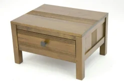 Table de chevet Hévéa 1 tiroir 50x40x30cm GALA