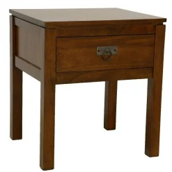Table de Chevet Hévéa 1 tiroir 45x40x50cm HELENA