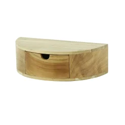 Table de chevet murale courbe 1 tiroir MELBOURNE