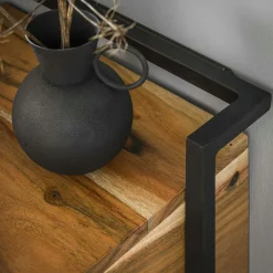 Table de chevet suspendue moderne en bois MELBOURNE