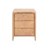 Table de chevet 3 tiroirs bois recyclé 55 cm KEARNEY