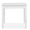 Table de cuisine blanche moderne 110 cm ALVA