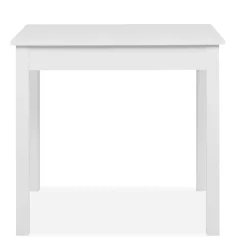 Table de cuisine blanche moderne 110 cm ALVA