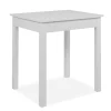 Table de cuisine blanche moderne 90 cm ALVA
