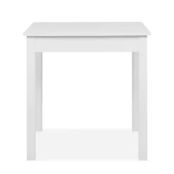 Table de cuisine blanche moderne 90 cm ALVA