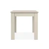 Table de cuisine carrée beige avec tiroir à couverts ALVA