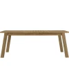 Table de jardin acacia naturel 200 cm BAHIA