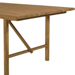 Table de jardin 200 cm en teck recyclé ORIA
