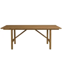 Table de jardin 200 cm en teck recyclé ORIA