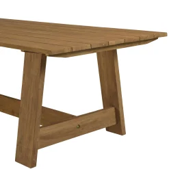 Table de jardin 250 cm en teck recyclé ORIA