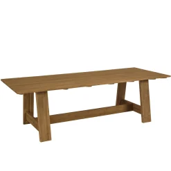 Table de jardin 250 cm en teck recyclé ORIA
