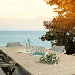 Table de jardin en bois d'acacia 220 cm IBIZA