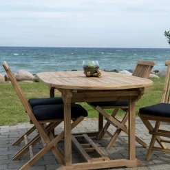 Table de jardin en teck extensible 180/240 KUTA