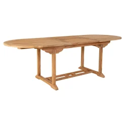 Table de jardin en teck extensible 180/240 KUTA